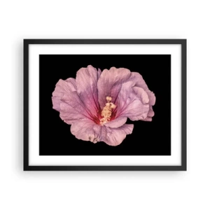 Póster en marco negro - Directo al corazón - 50x40 cm