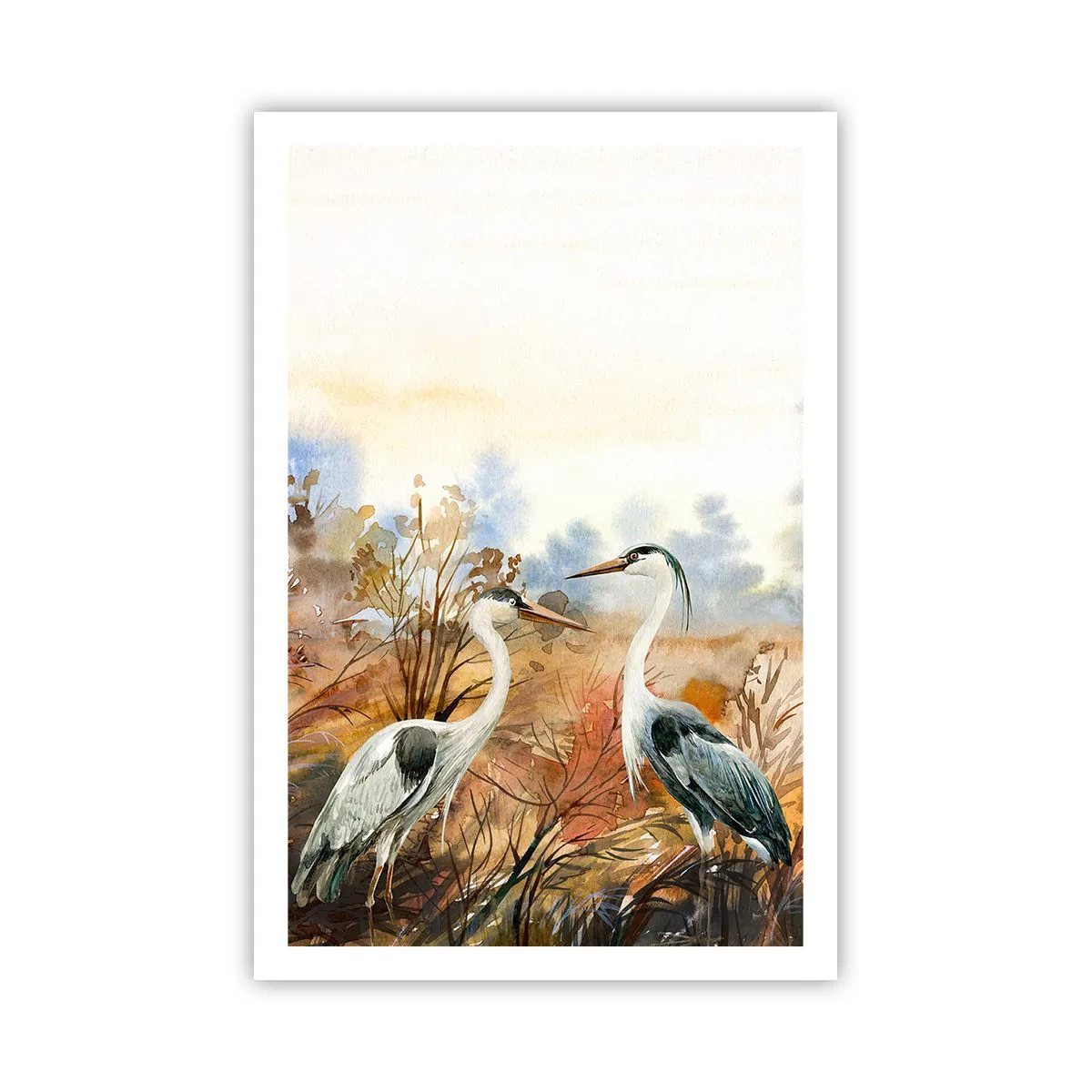 Póster - ¿A dónde nos dirigimos en otoño? - 61x91 cm