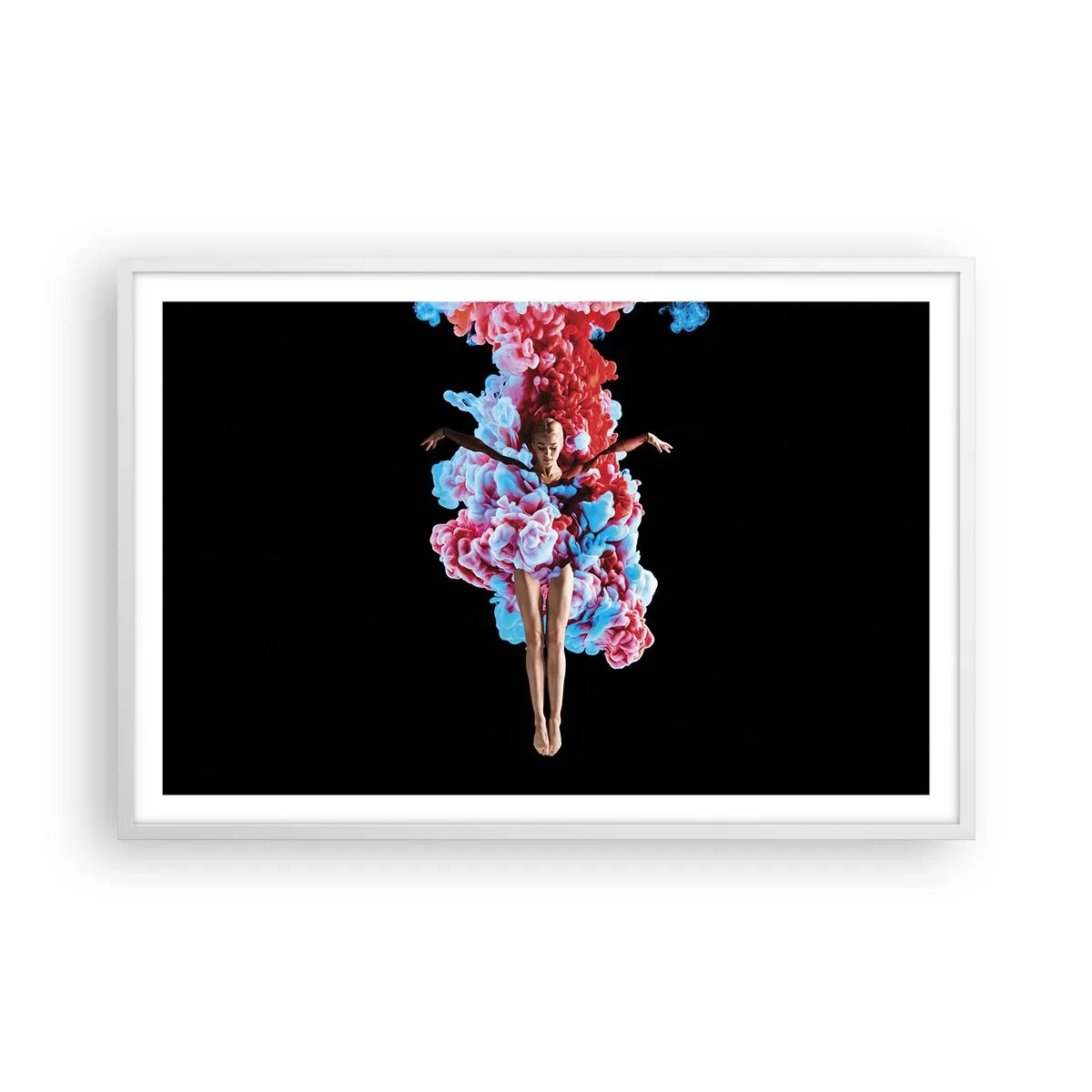 Póster en marco blanco - En plena floración - 91x61 cm