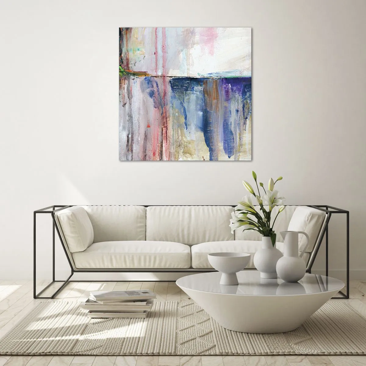 Cuadro sobre vidrio - Impresiones sobre Vidrio - Impresiones y asociaciones de colores - 40x40 cm