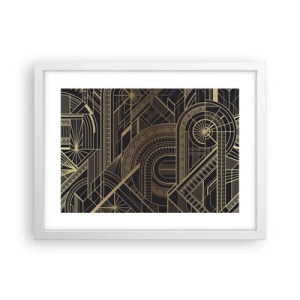 Póster en marco blanco - Conceptos, ideas, planes - 40x30 cm