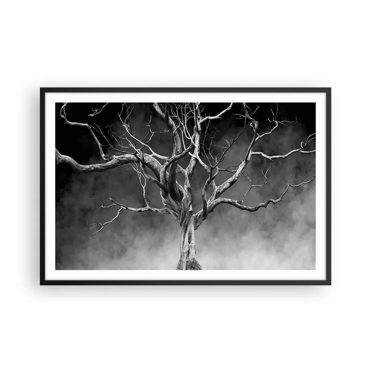 Póster en marco negro - Primordial y sagrado - 91x61 cm