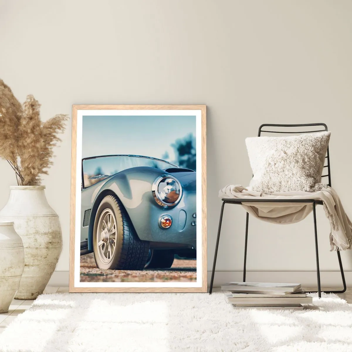 Póster en marco roble claro - Porque el estilo importa - 30x40 cm