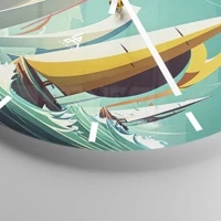 Esfera sin numeración, con rayas