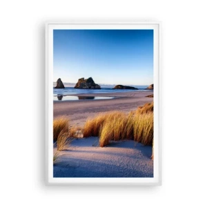 Póster en marco blanco - Para buscadores de tranquilidad - 70x100 cm
