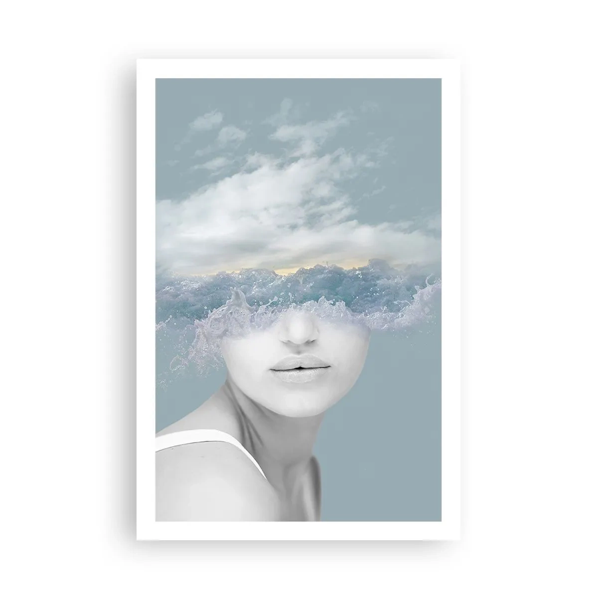 Póster - Con la cabeza en las nubes - 61x91 cm