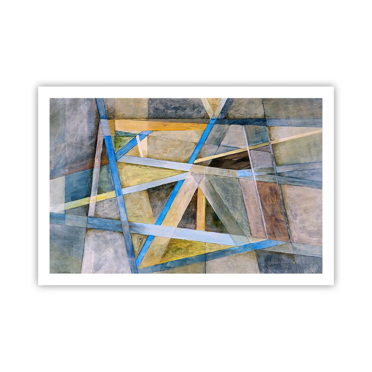 Póster - ¿Recto o inclinado? - 91x61 cm