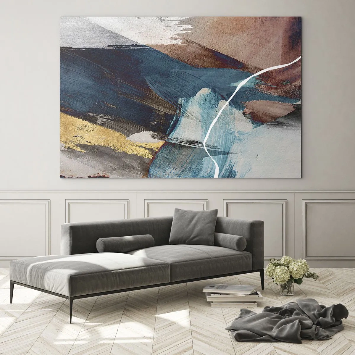 Cuadro sobre vidrio - Impresiones sobre Vidrio - Con estilo y energía - 70x50 cm