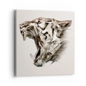 Cuadro sobre lienzo - Impresión de Imagen - Ya sabes quién manda - 40x40 cm