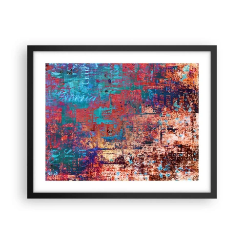 Póster en marco negro - Memoria y olvido - 50x40 cm
