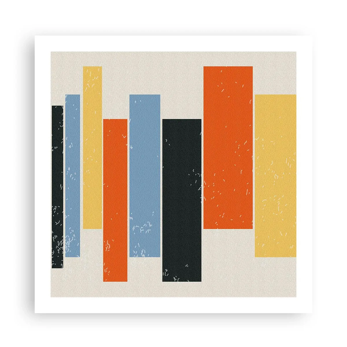 Póster - Barras multicolor - 60x60 cm