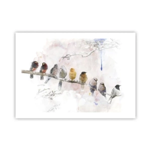 Póster - Reunión alada - 70x50 cm