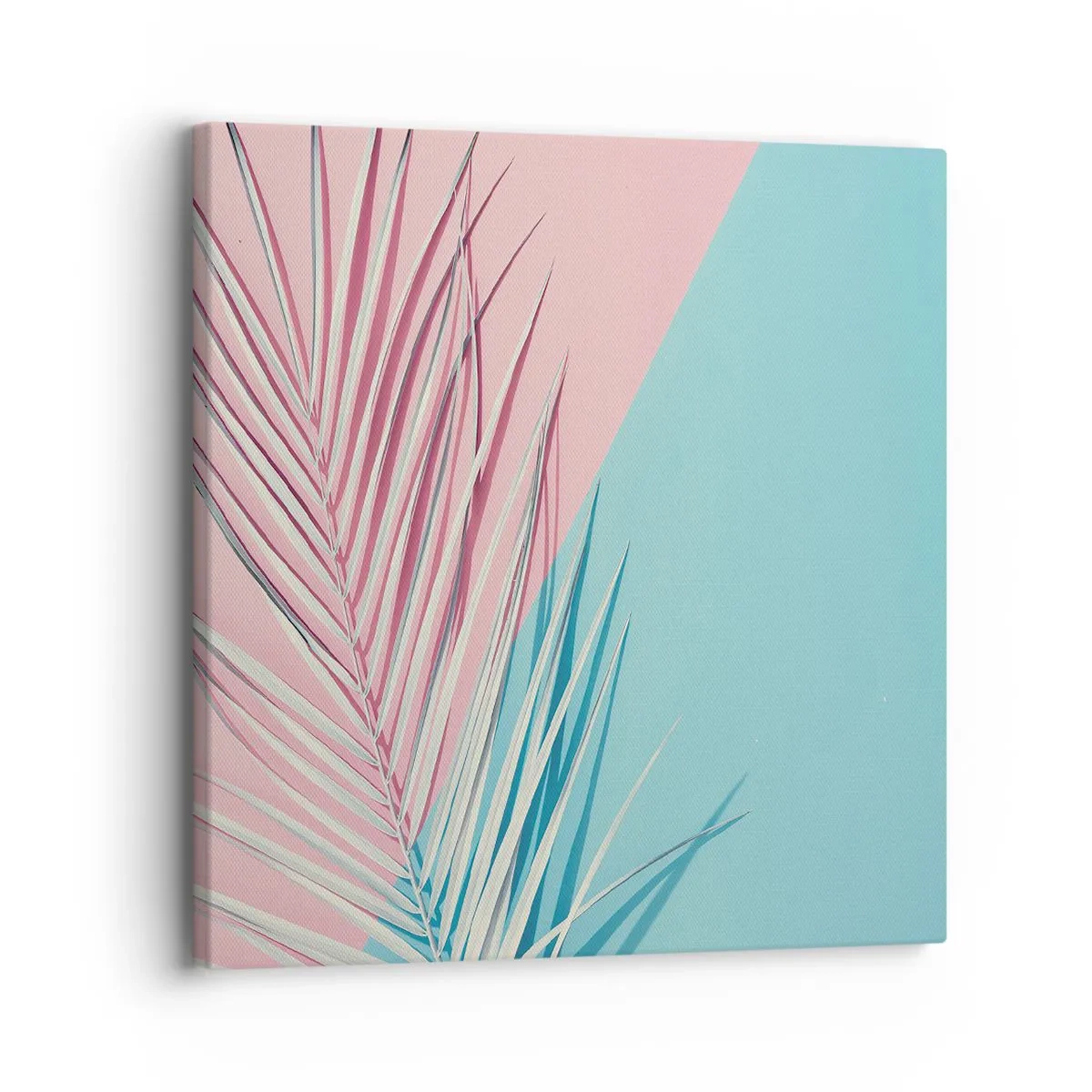 Cuadro sobre lienzo - Impresión de Imagen - Impresión tropical - 30x30 cm
