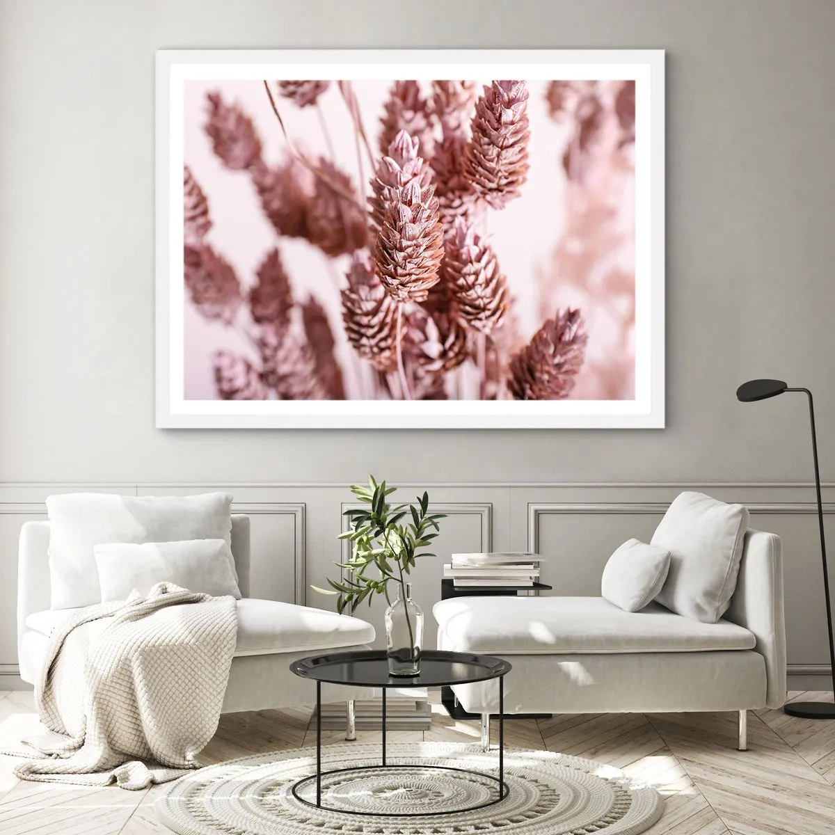 Póster en marco blanco - Aparentemente discreto - 100x70 cm