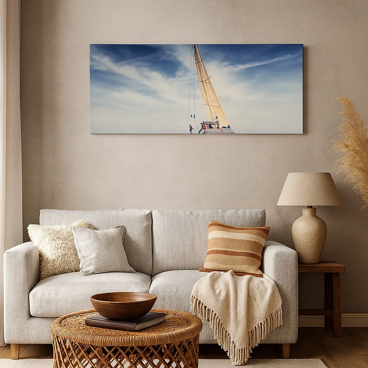 Cuadro sobre lienzo - Impresión de Imagen - ¡No nos alcanzarán! - 30x30 cm