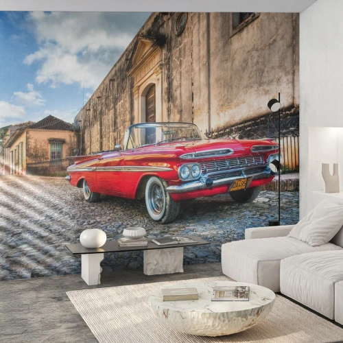 Fotomural Autadhesivo Deluxe Sticker - Emociones cubanas - Automotor, Auto, Cuba - 500x350 cm