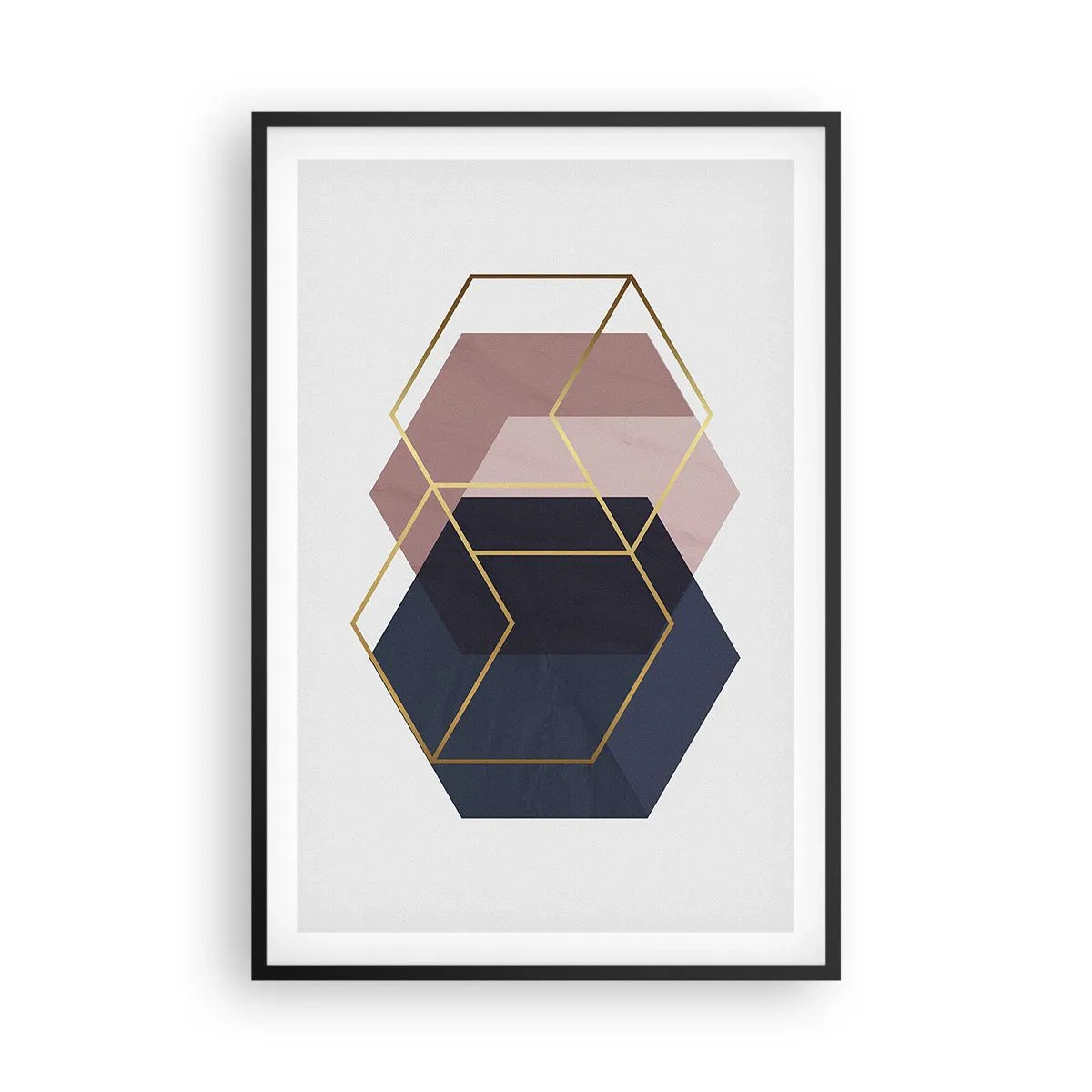 Póster en marco negro - El poder de la sencillez - 61x91 cm