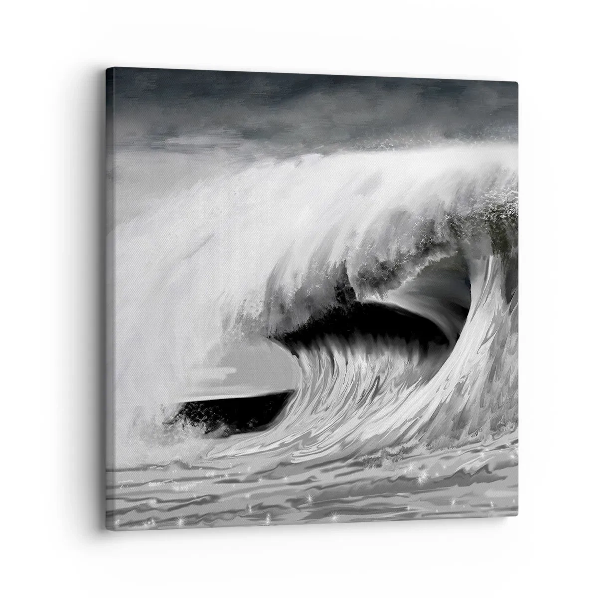 Cuadro sobre lienzo - Impresión de Imagen - La ira del océano - 30x30 cm