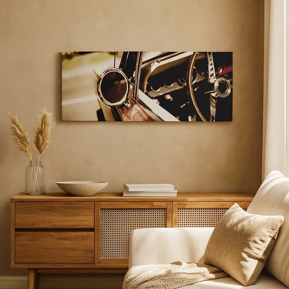 Cuadro sobre lienzo - Impresión de Imagen - Un coche con alma - 30x30 cm