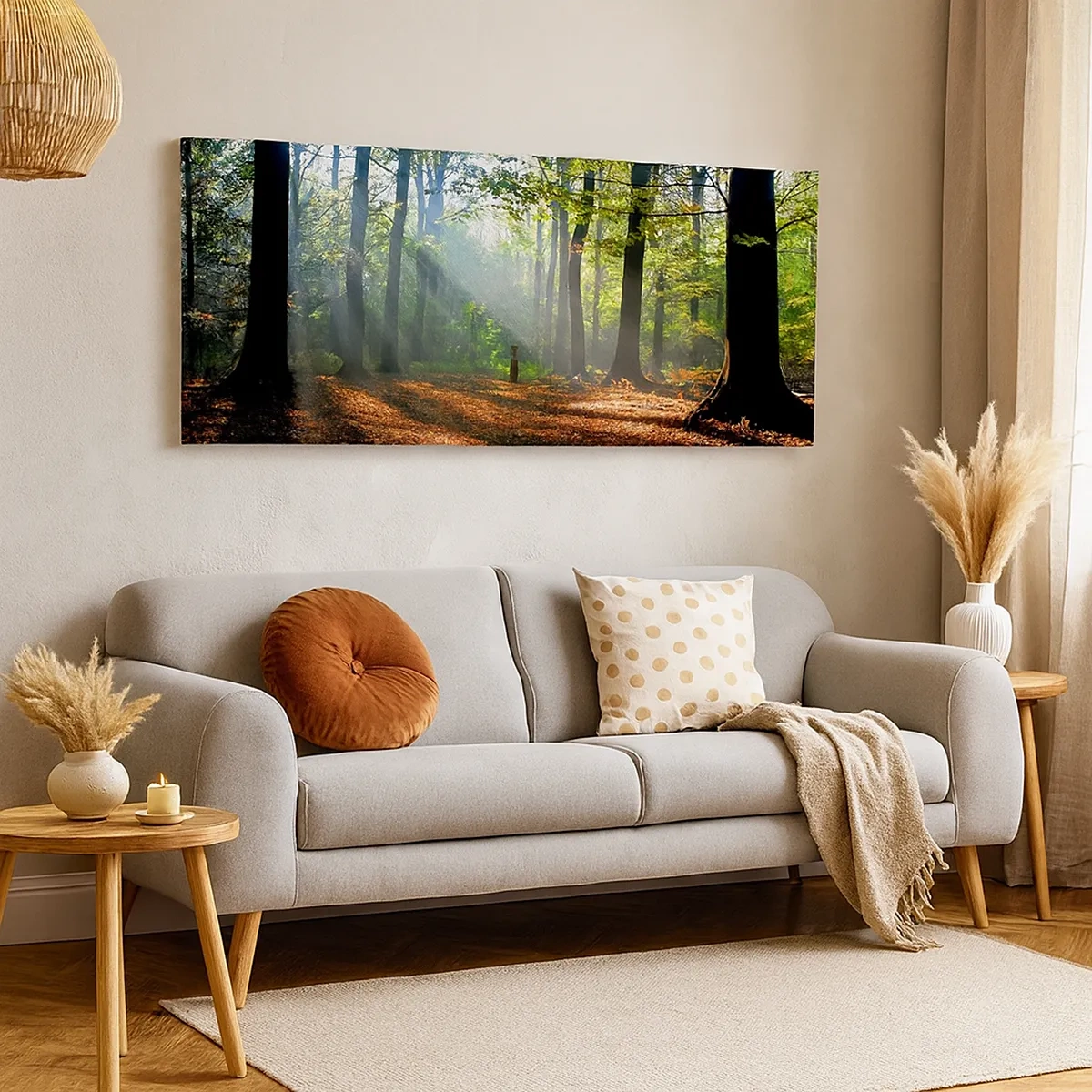 Cuadro sobre lienzo - Impresión de Imagen - Resplandores y sombras - 30x30 cm