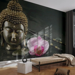 Fotomural Autadhesivo Deluxe Sticker - La armonía de la sabiduría y la belleza - Buda, Religión, Creencia - 300x210 cm