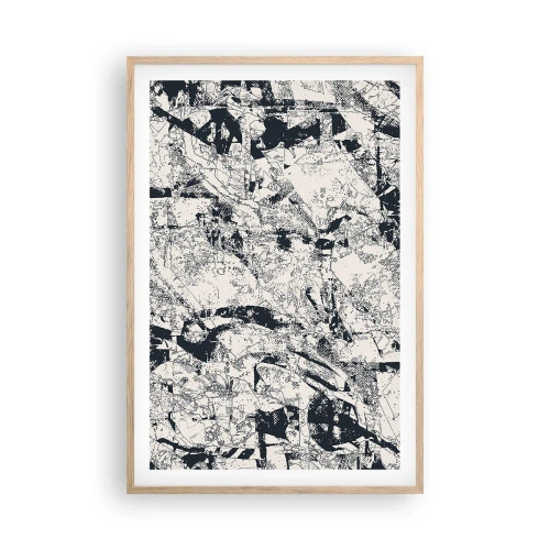 Póster en marco roble claro - La interpenetración de los opuestos - 61x91 cm