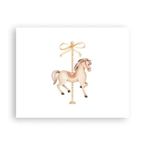 Póster - Al trote grácil - 50x40 cm