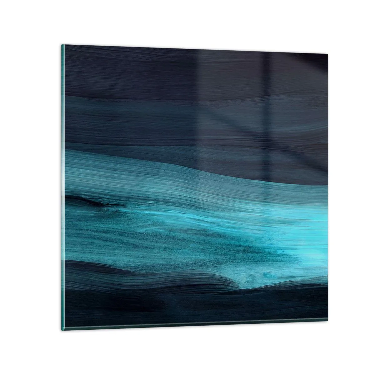 Cuadro sobre vidrio - Impresiones sobre Vidrio - Nadar con la corriente - 50x50 cm