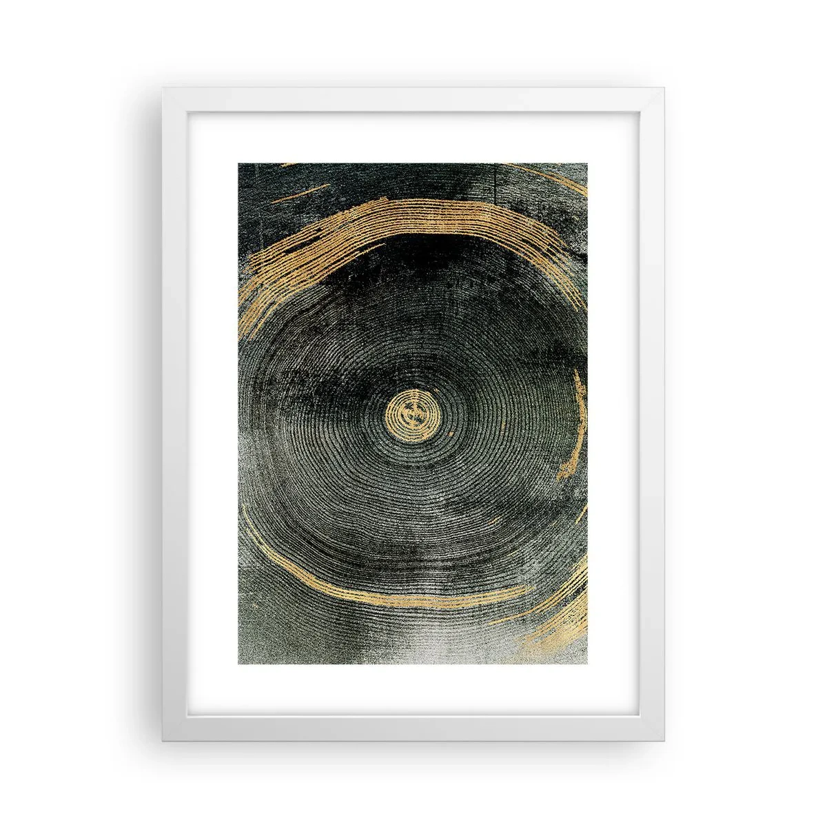 Póster en marco blanco - Cambio y perpetuidad - 30x40 cm