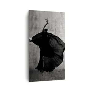 Cuadro sobre lienzo - Impresión de Imagen - Cargada de pasión - 45x80 cm