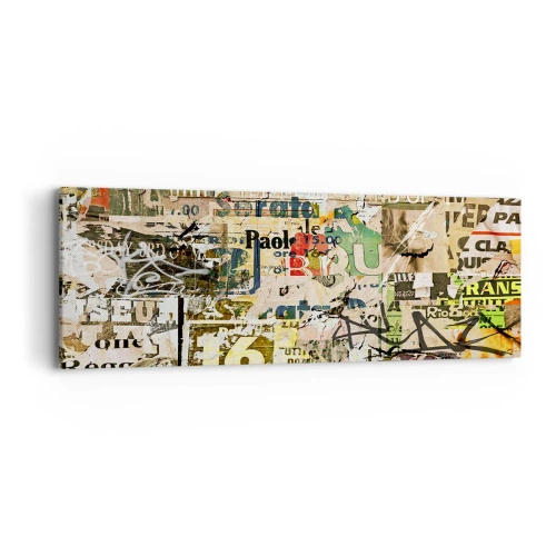 Cuadro sobre lienzo - Impresión de Imagen - Oh, está sucediendo... - 90x30 cm