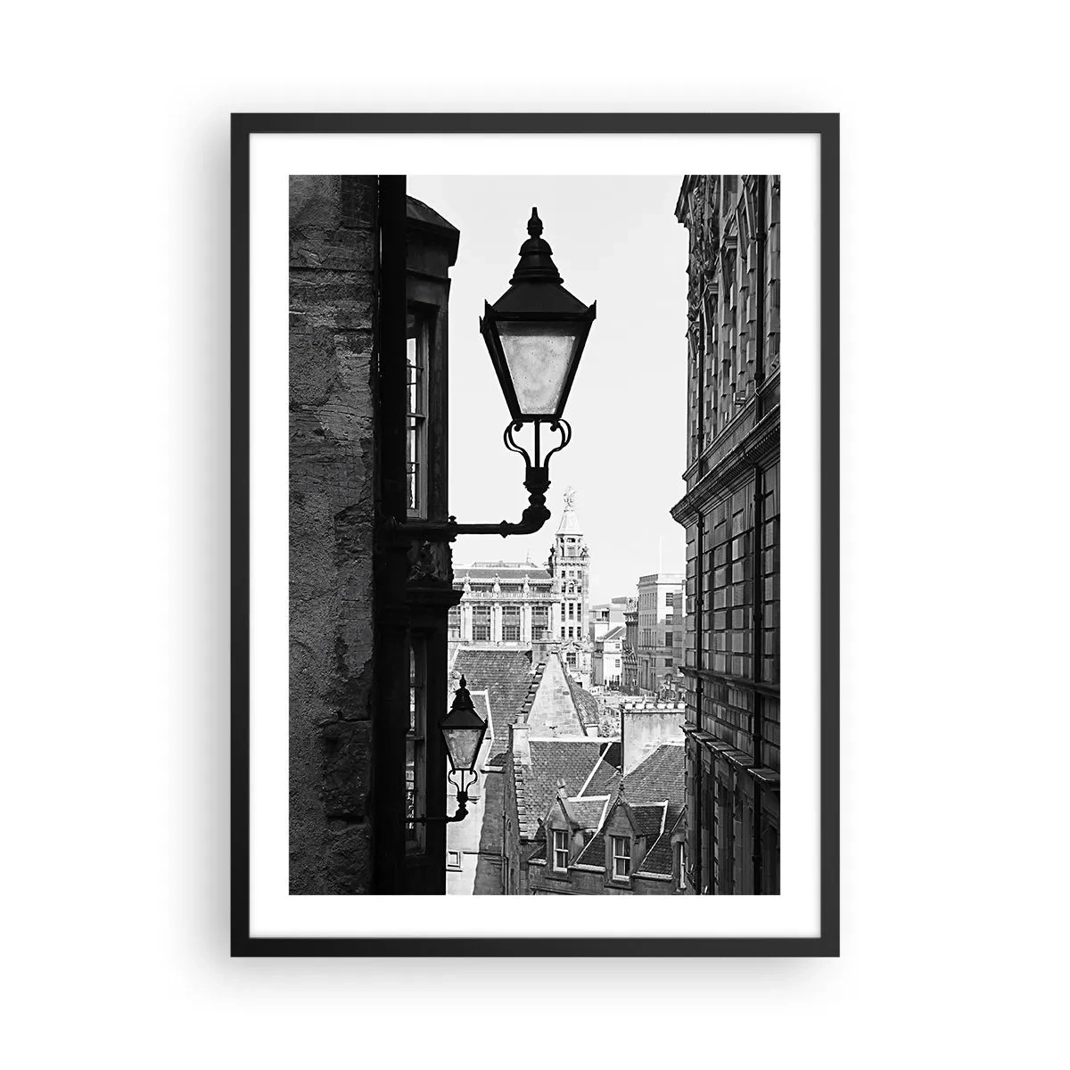 Póster en marco negro - Un cuento de Edimburgo - 50x70 cm