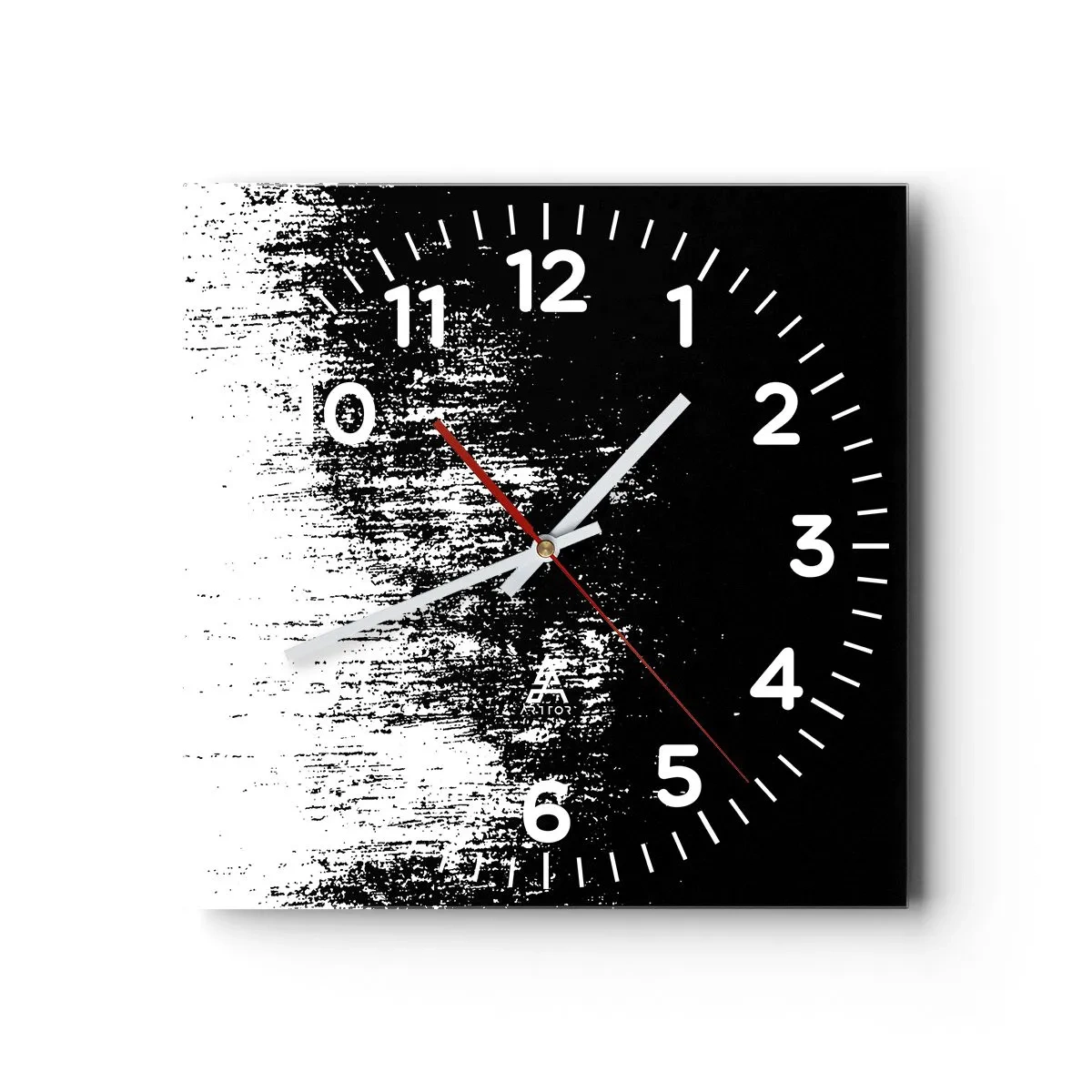 Reloj de pared - Reloj de vidrio - Y el ganador es... - 30x30 cm