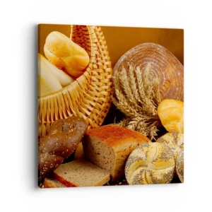 Cuadro sobre lienzo - Impresión de Imagen - Nos han vuelto a hornear - 40x40 cm