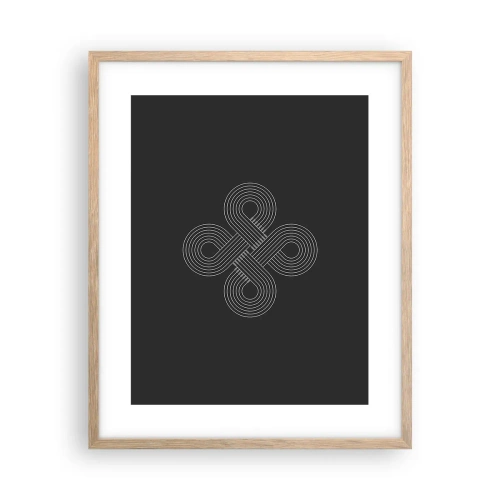 Póster en marco roble claro - El espíritu celta - 40x50 cm