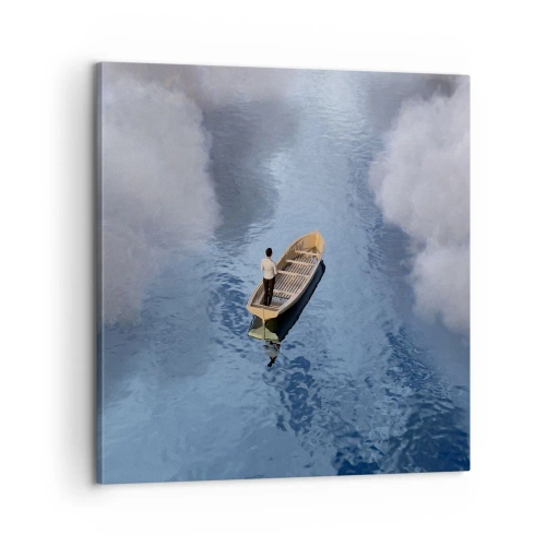 Cuadro sobre lienzo - Impresión de Imagen - La vida - el viaje - lo desconocido - 60x60 cm