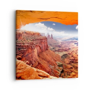 Cuadro sobre lienzo - Impresión de Imagen - Tallado por la propia naturaleza - 30x30 cm