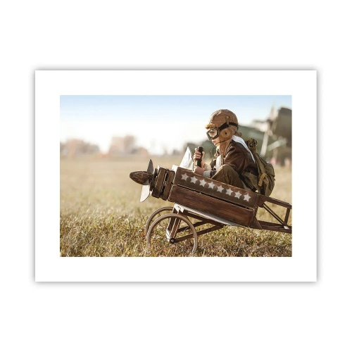 Póster - Despegue hacia un sueño - 40x30 cm