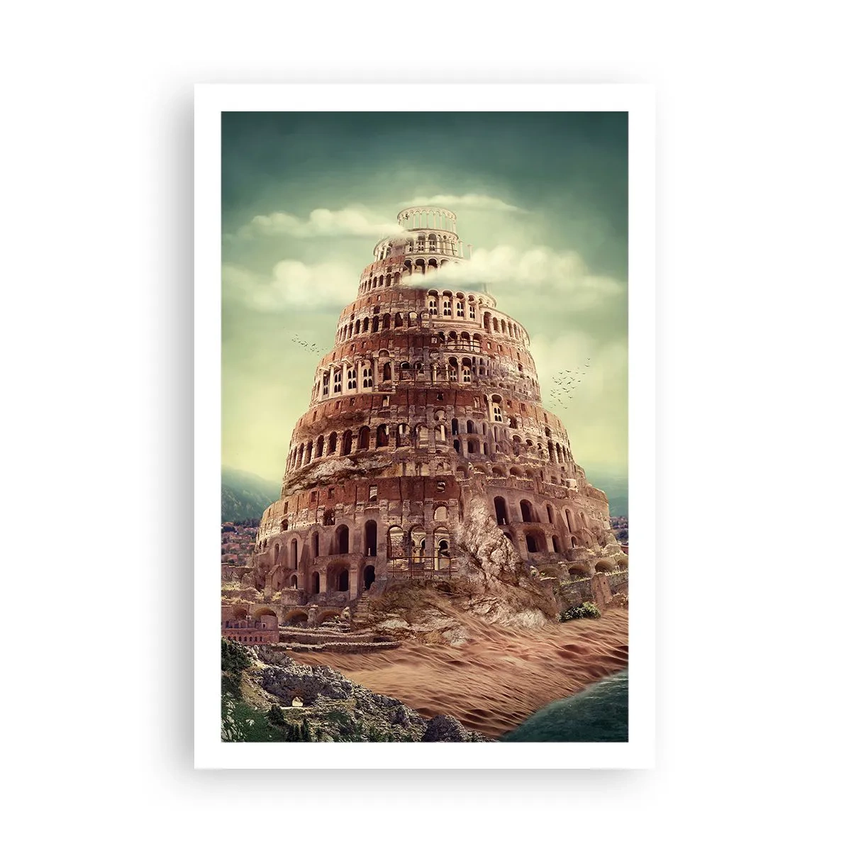 Póster - La Torre de Babel - 61x91 cm