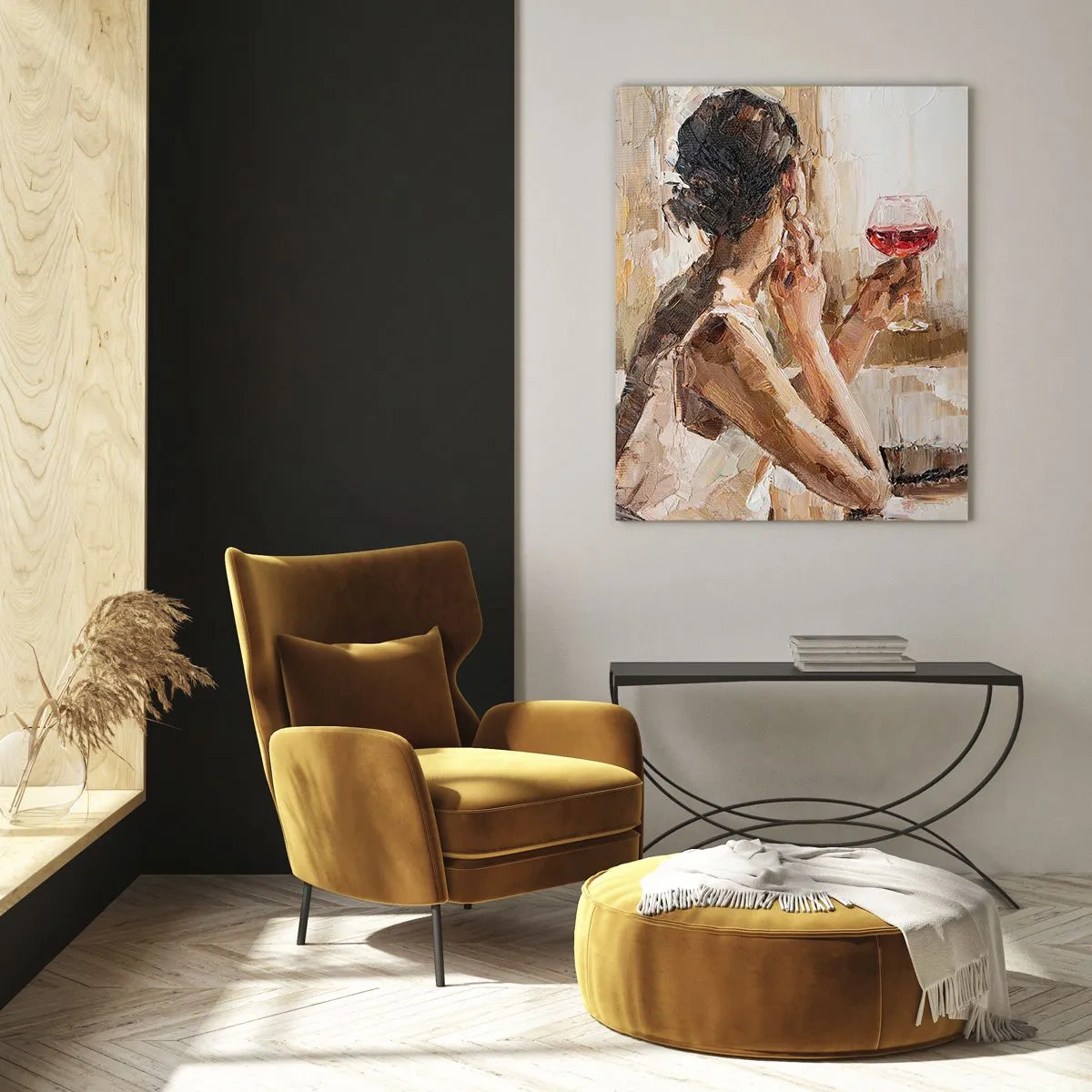 Cuadro sobre vidrio - Impresiones sobre Vidrio - El sabor de un buen momento - 70x100 cm