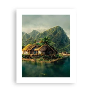 Póster - Paraíso tropical - 40x50 cm