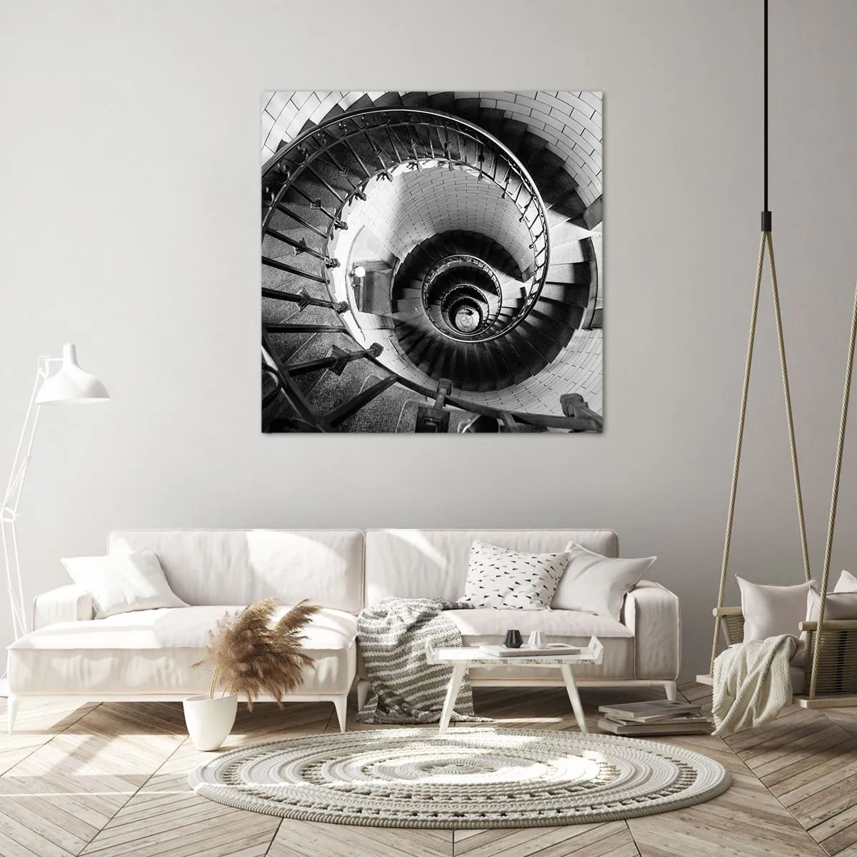 Cuadro sobre lienzo - Impresión de Imagen - Cada vez más alto - 60x60 cm