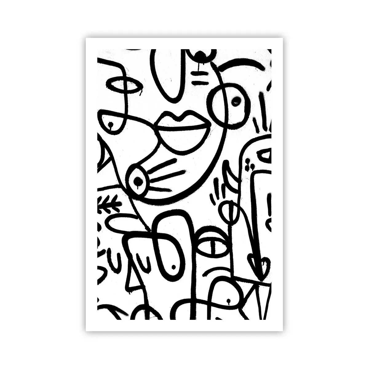 Póster - Rostros y espejismos - 61x91 cm