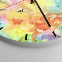 Esfera sin numeración, con rayas