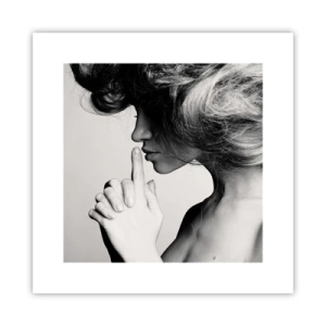 Póster - Escucharme a mí misma - 30x30 cm