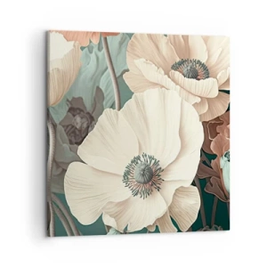 Cuadro sobre lienzo - Impresión de Imagen - Susurro de amapolas - 50x50 cm