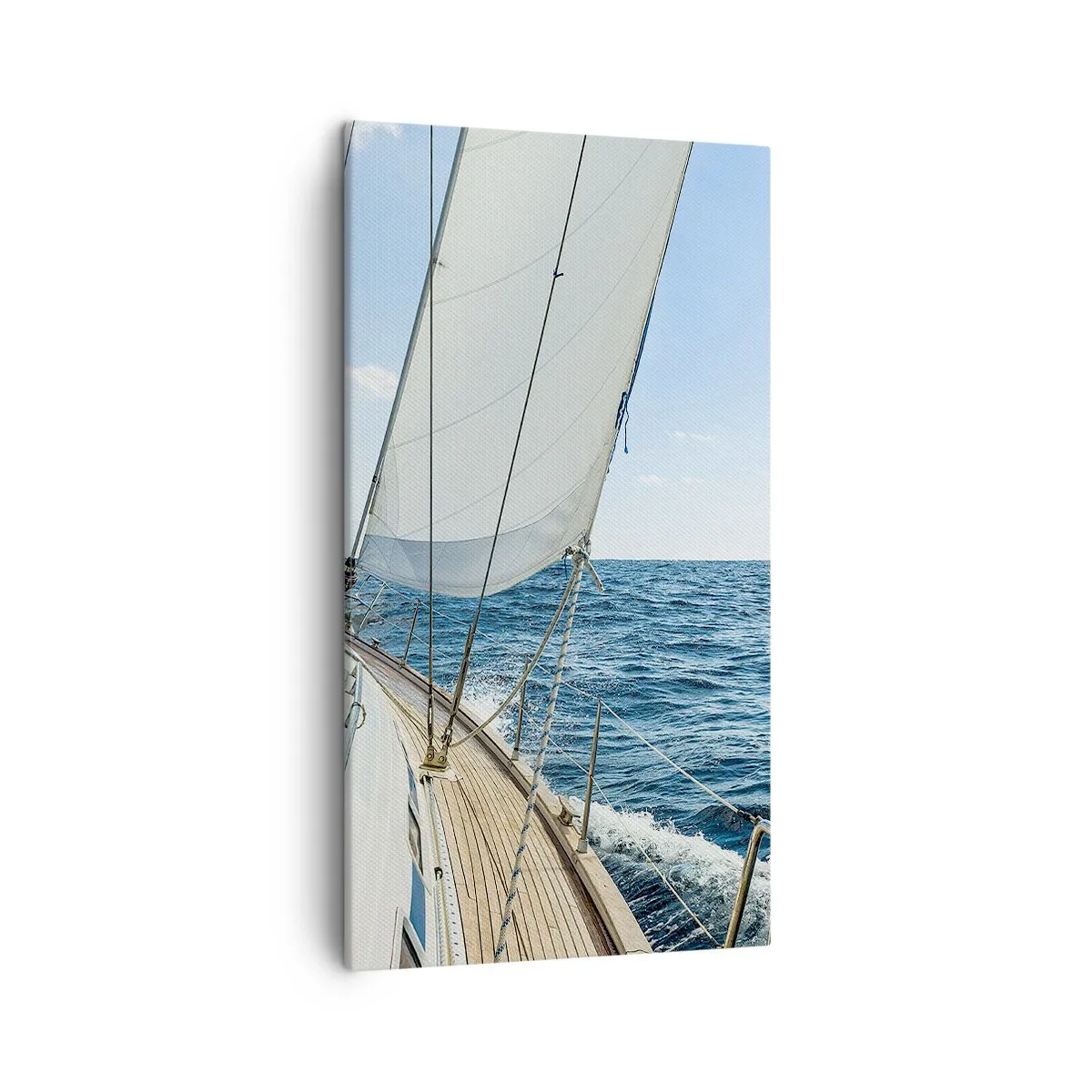 Cuadro sobre lienzo - Impresión de Imagen - Ahoy, a la aventura - 45x80 cm