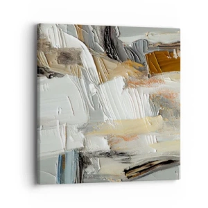 Cuadro sobre lienzo - Impresión de Imagen - Estratificación de colores - 40x40 cm