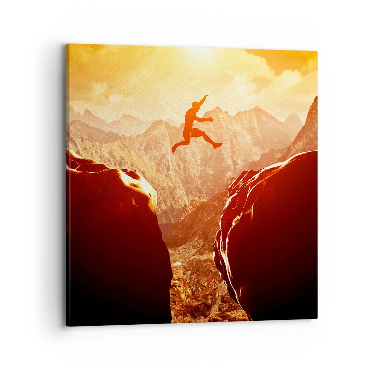 Cuadro sobre lienzo - Impresión de Imagen - Pasando el límite - 70x70 cm