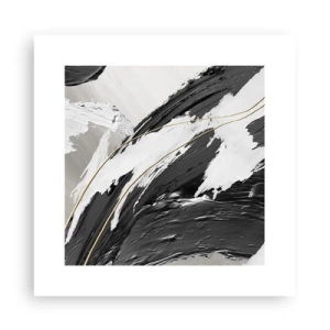 Póster - Abstracción con estilo - 30x30 cm